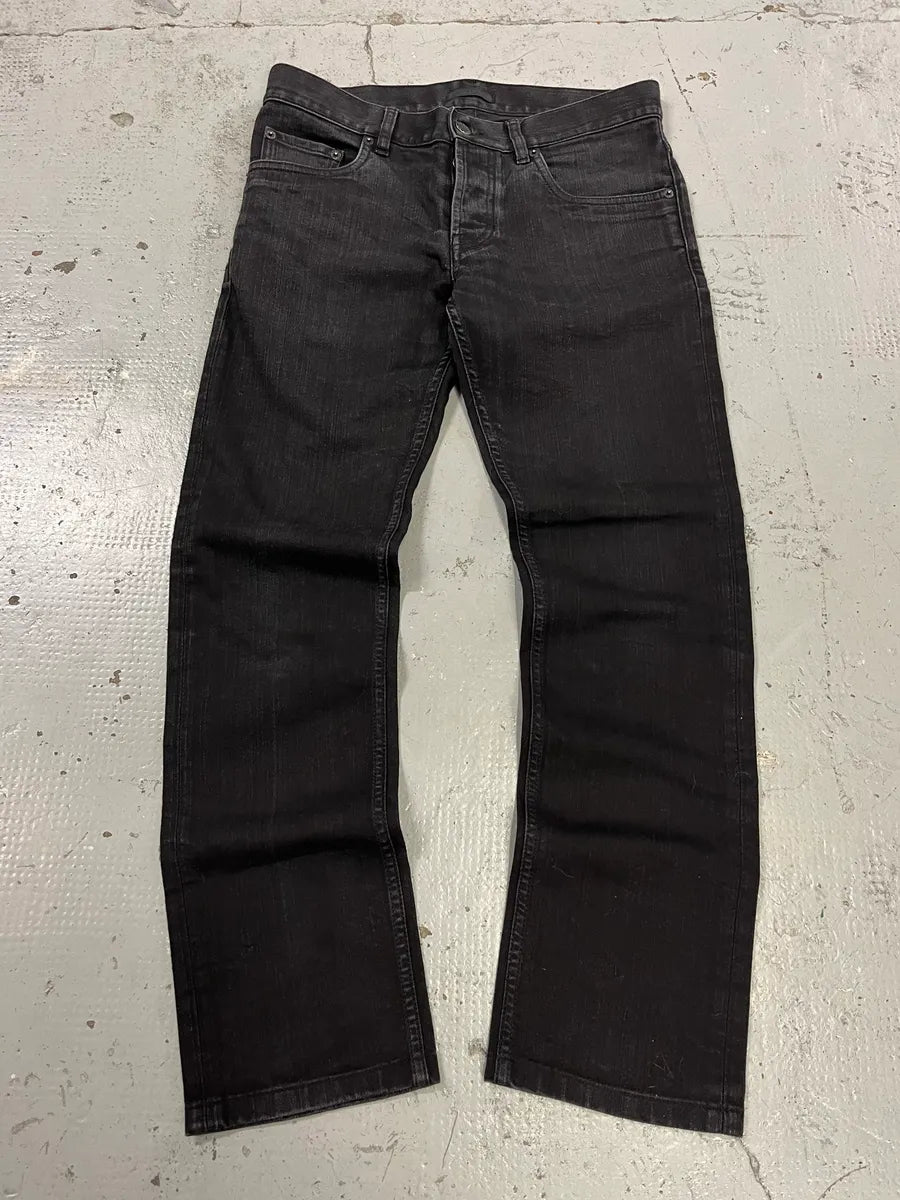 2000s Prada Black Slim Denim Jeans IJvFLyu 0