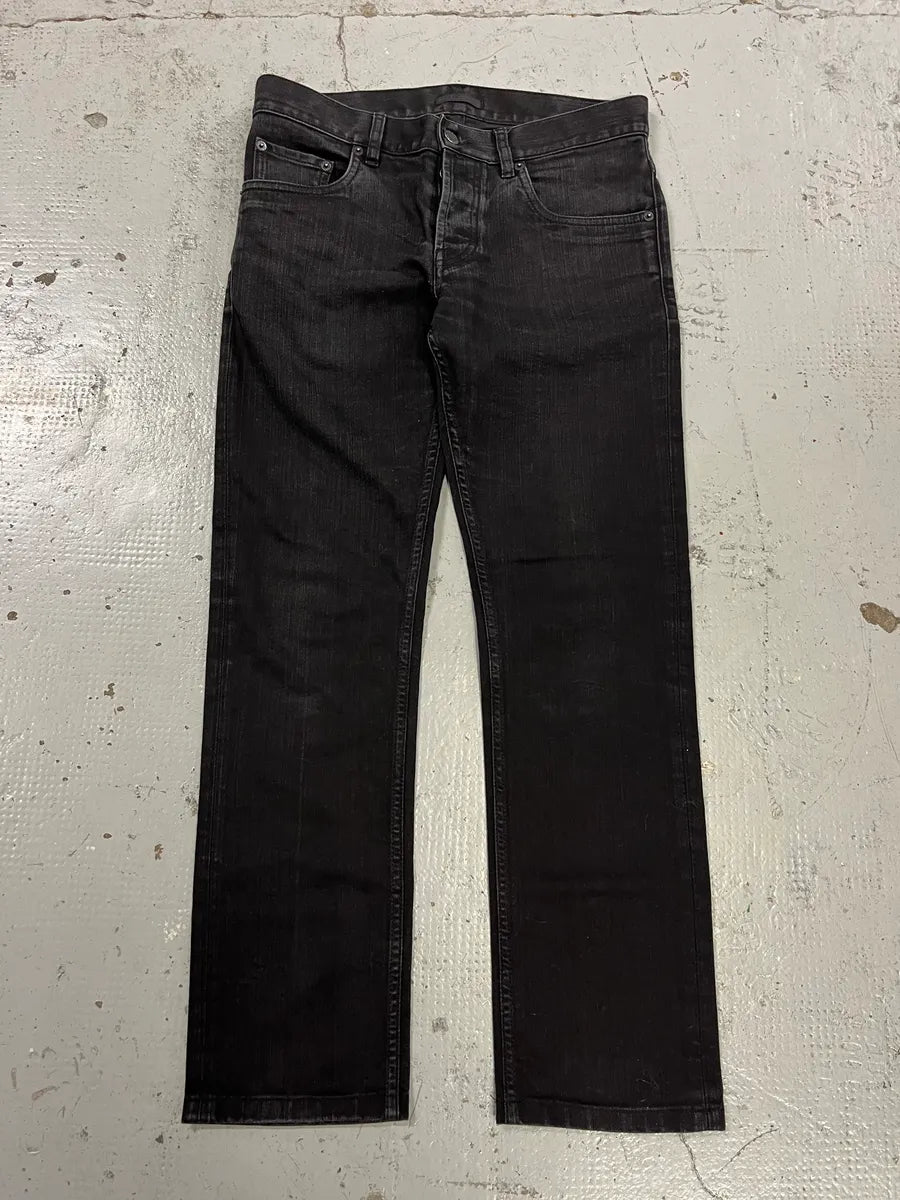 2000s Prada Black Slim Denim Jeans IJvFLyu 4