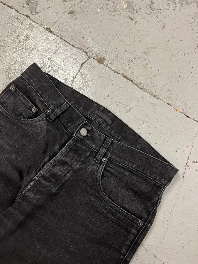 2000s Prada Black Slim Denim Jeans IJvFLyu 5