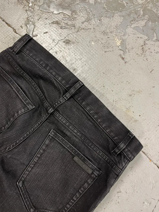 2000s Prada Black Slim Denim Jeans IJvFLyu 8