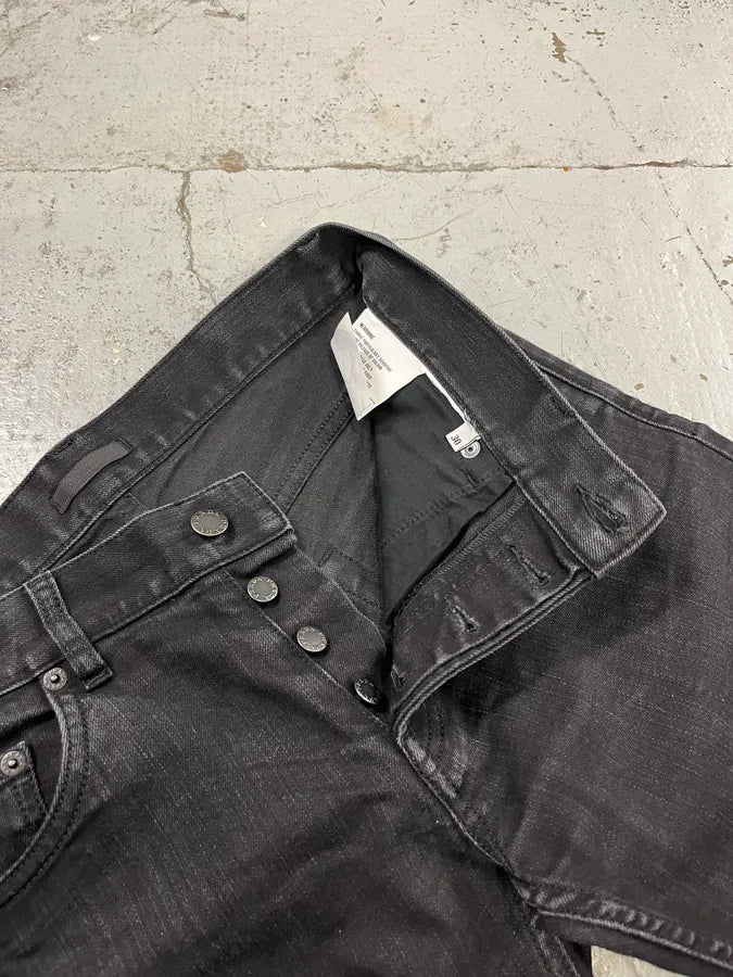 2000s Prada Black Slim Denim Jeans IJvFLyu 9