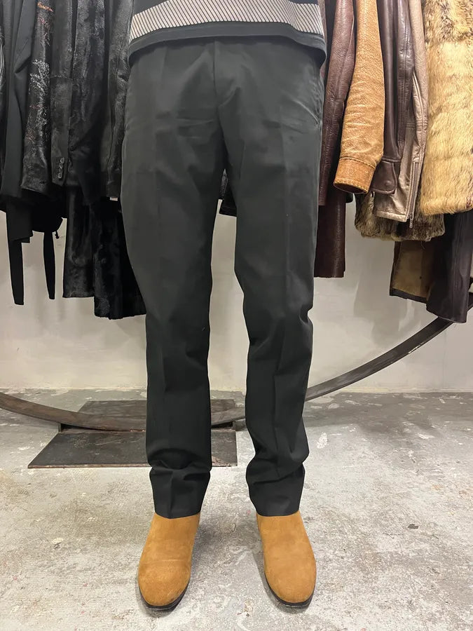 2000s Prada Black Soft Tailored Pants (S/M) iJGOffO 1