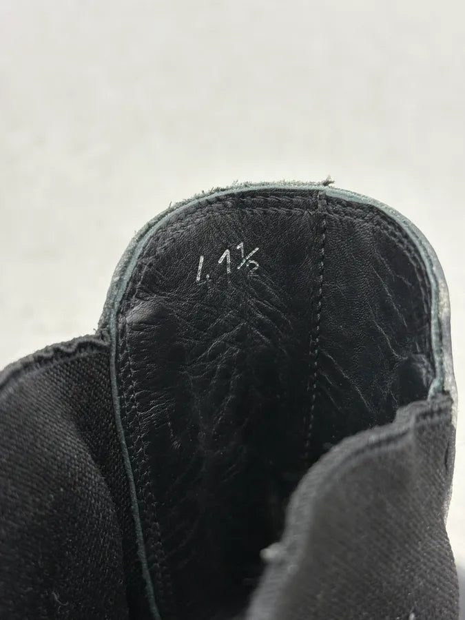 2000s Prada Black Stitched Leather Chelsea Boots eQrVMkS 8