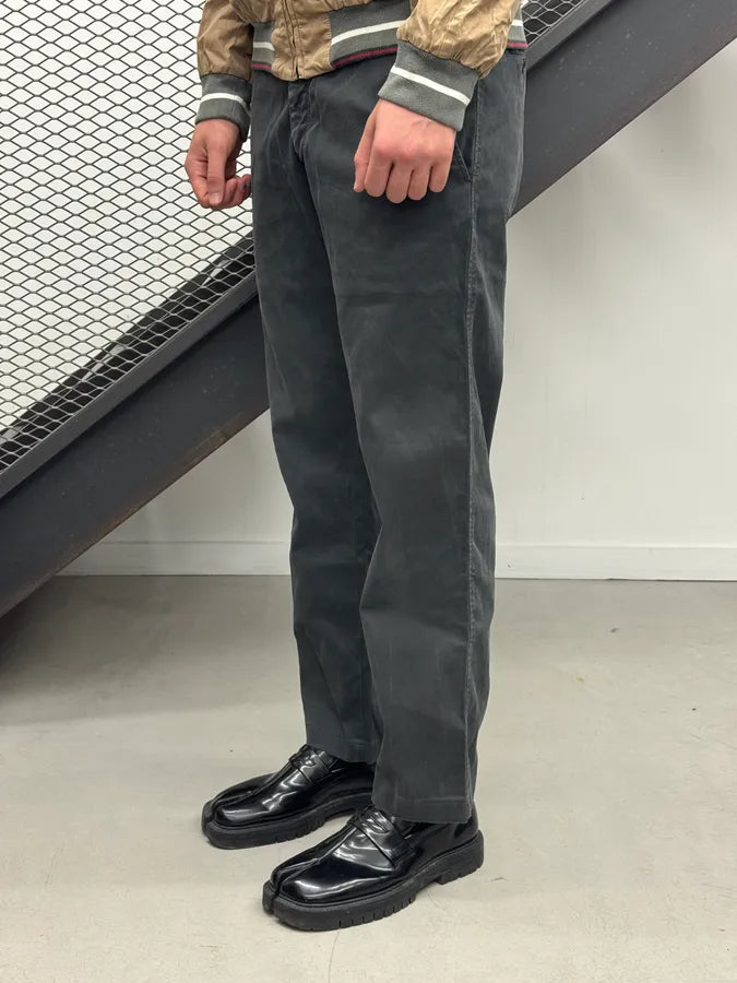 AW2006 Prada Black Straight Chino Pants hFKfHUL 2