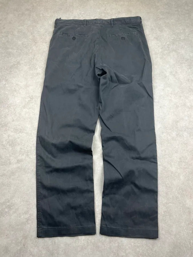 AW2006 Prada Black Straight Chino Pants hFKfHUL 6