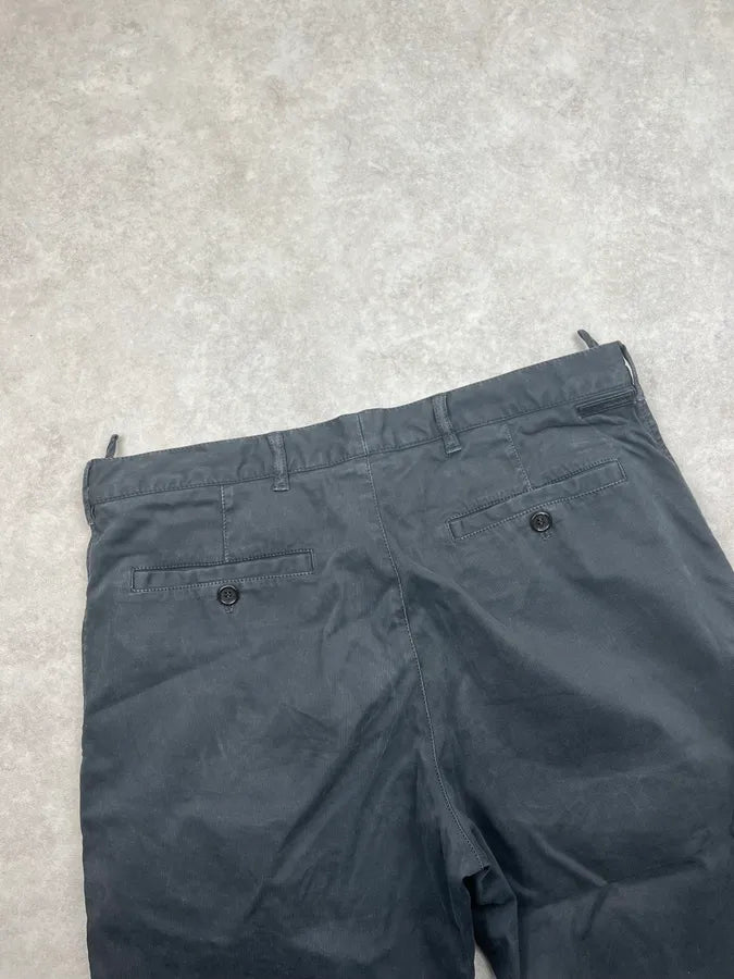 AW2006 Prada Black Straight Chino Pants hFKfHUL 9