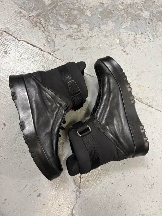 2000s Prada Black Strap Hiking Leather Boots – Dolce Vita Hub