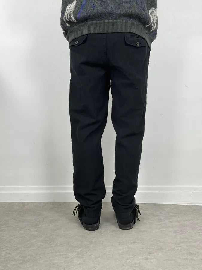 AW2007 Prada Black Striped Cozy Pants PVGTIOq 3