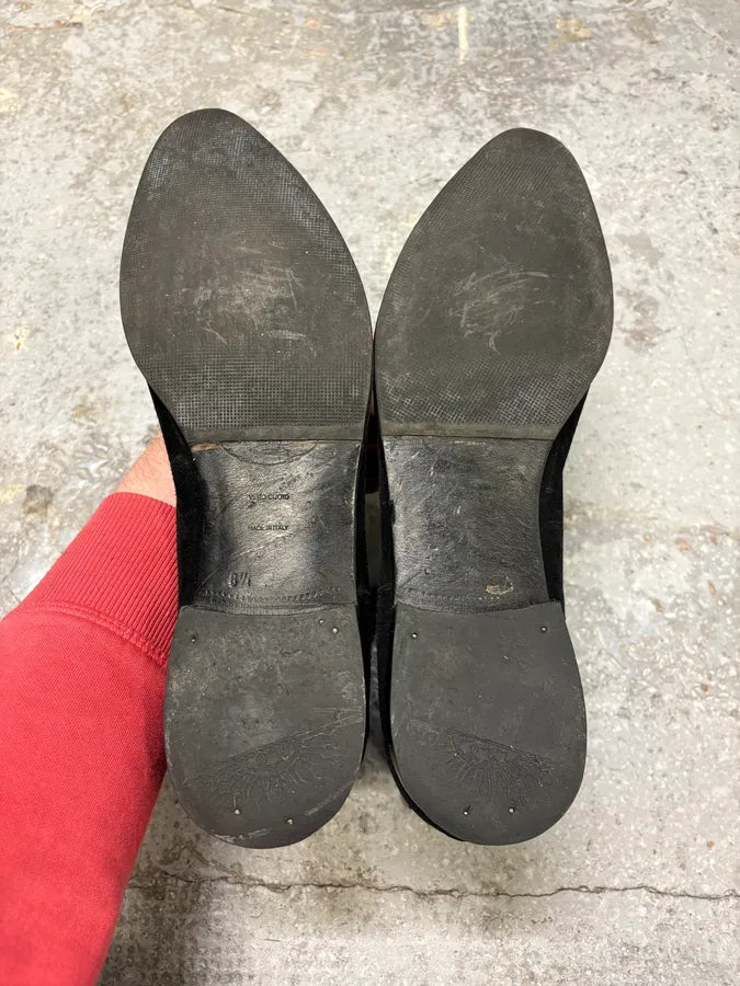 2000s Prada Black Suede Leather Chelsea Boots (42eu/us8.5) CZPAcpE 7