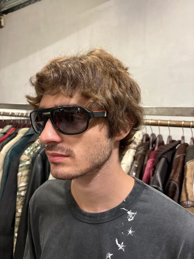 2000s Prada Black Sunglasses YhkEaNX 1