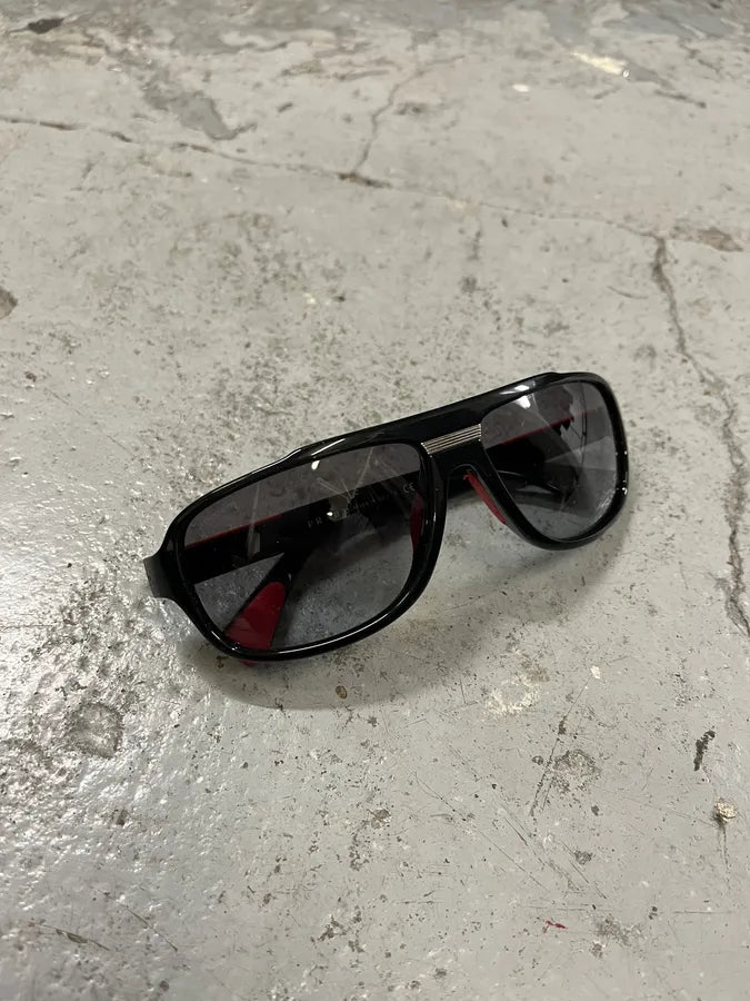 2000s Prada Black Sunglasses YhkEaNX 2