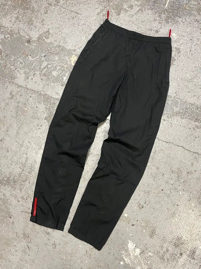 2000s Prada Black Tactical Linea Rossa Sport Pants (S/M) vHutyZA 4