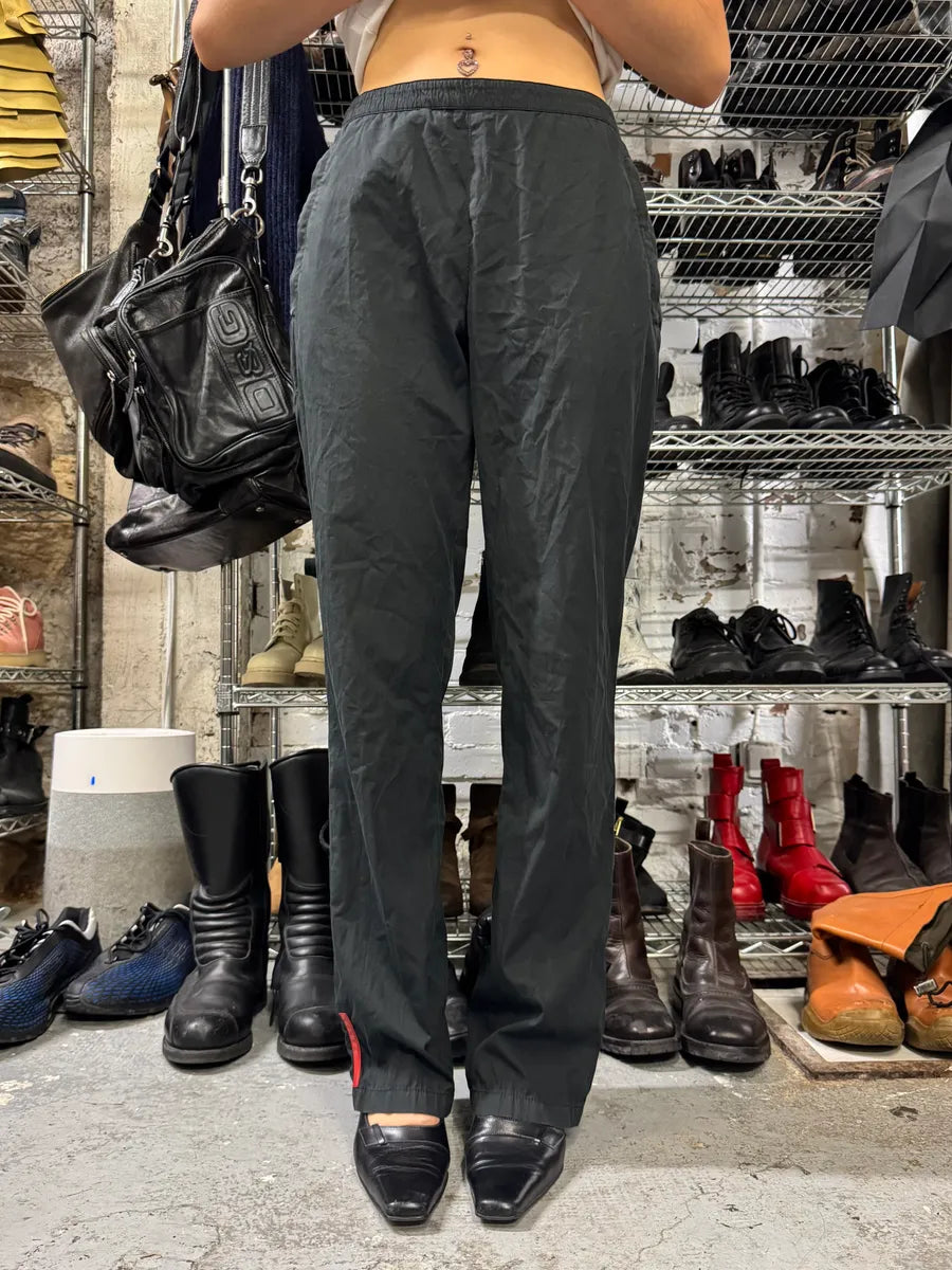 2000s Prada Black Tactical Linea Rossa Sport Pants (S/M) vHutyZA 1