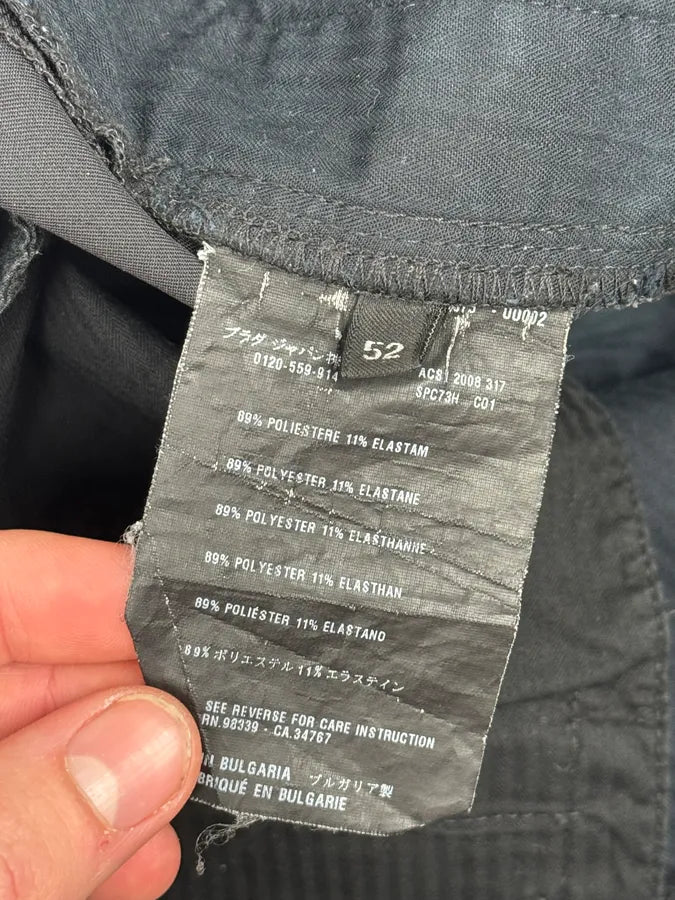 AW2008 Prada Navy Tailored Pants siuZAZS 9