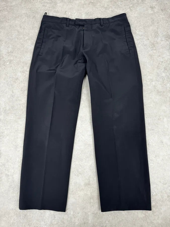 AW2008 Prada Navy Tailored Pants siuZAZS 0