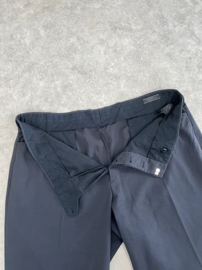 2000s Prada Black Tailored Pants vcMPlQd 7