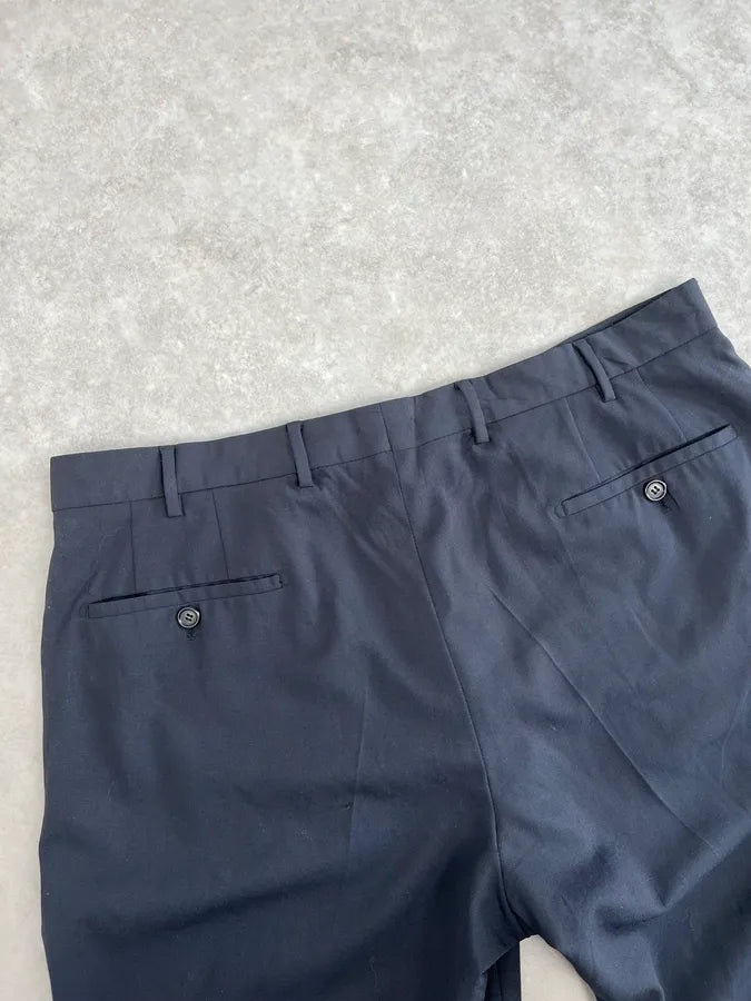 2000s Prada Black Tailored Pants vcMPlQd 6