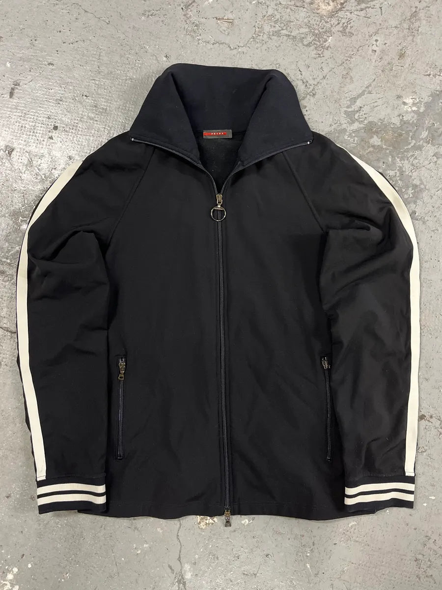 2000s Prada Black Tracksuit Jacket (M) 0