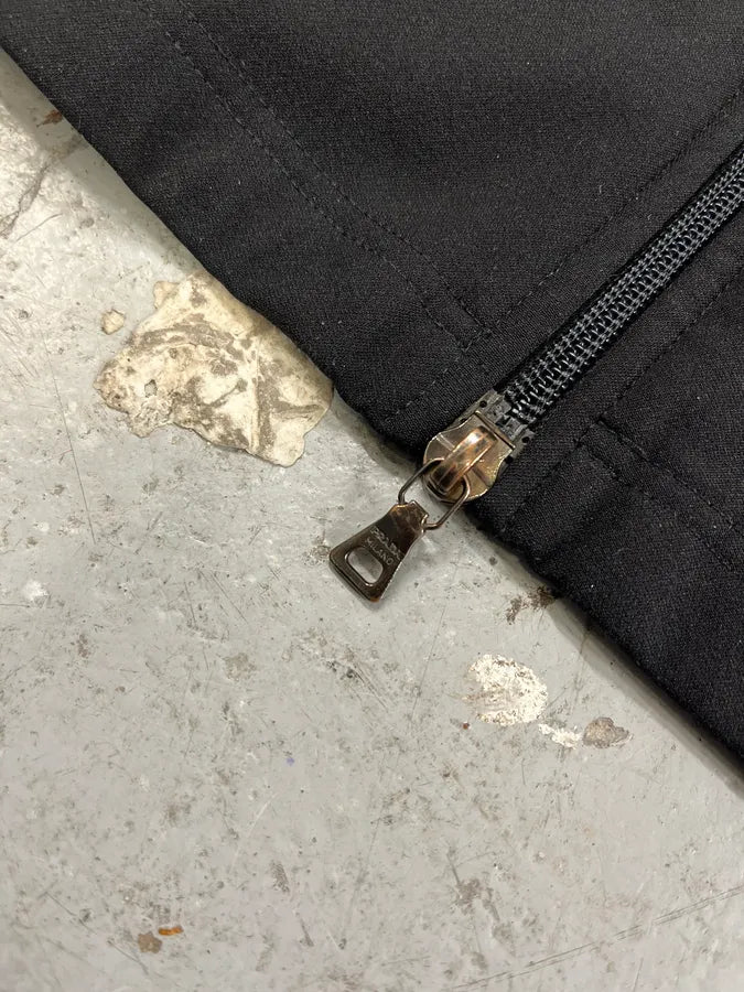 2000s Prada Black Tracksuit Jacket (M) 4