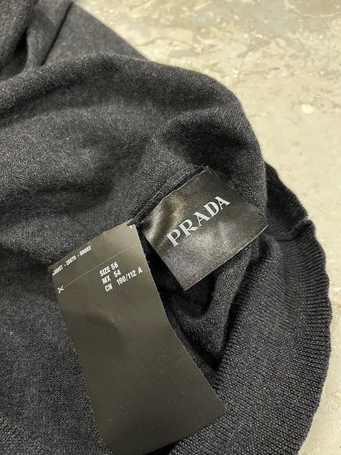 2000s Prada Black Tracksuit Jacket (M) 9
