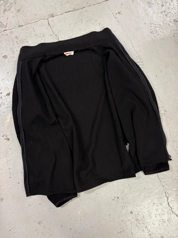 2000s Prada Black Wool & Nylon Fleece Hybrid Jacket ojOoHuV 6