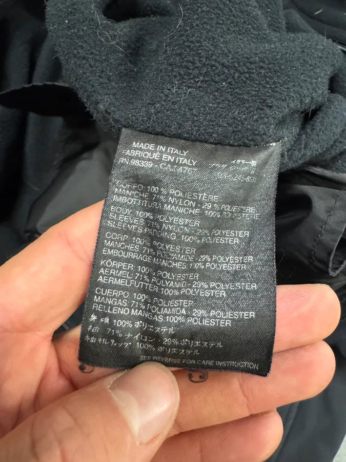 2000s Prada Black Wool Fleece Jacket (XL) 11