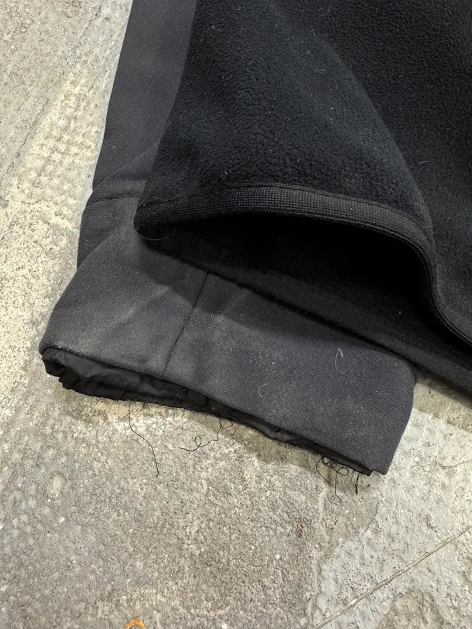 2000s Prada Black Wool Fleece Jacket (XL) 5