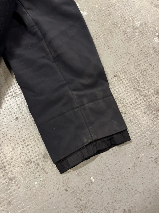 2000s Prada Black Wool Fleece Jacket (XL) 6