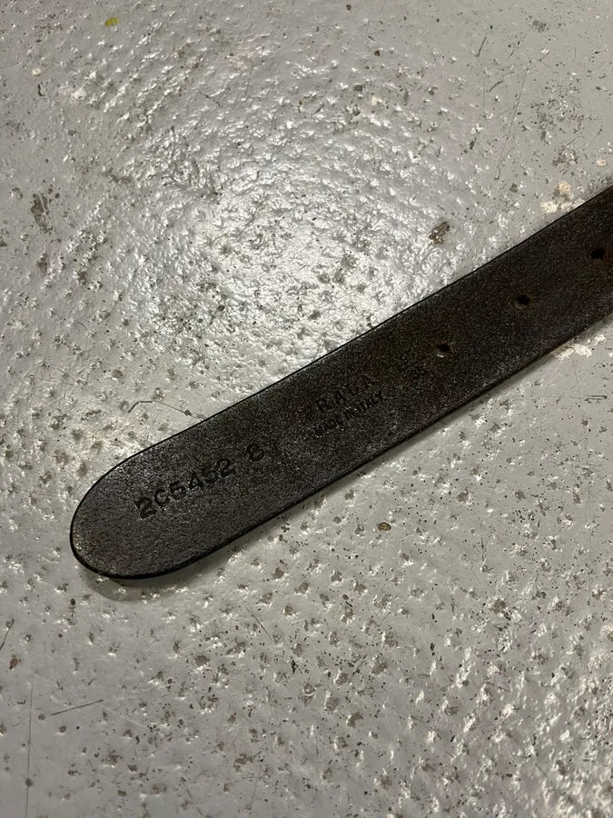 2000s Prada Black Woven Leather Belt iVQSulf 9