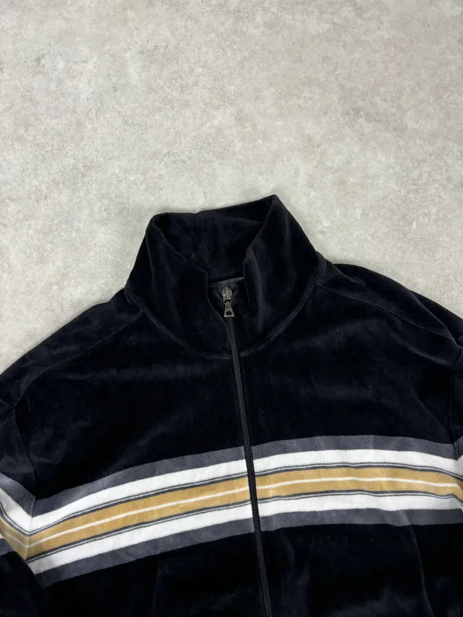 AW2008 Prada Black Zip-up Sweater & Pants Tracksuit lsGBMrc 8