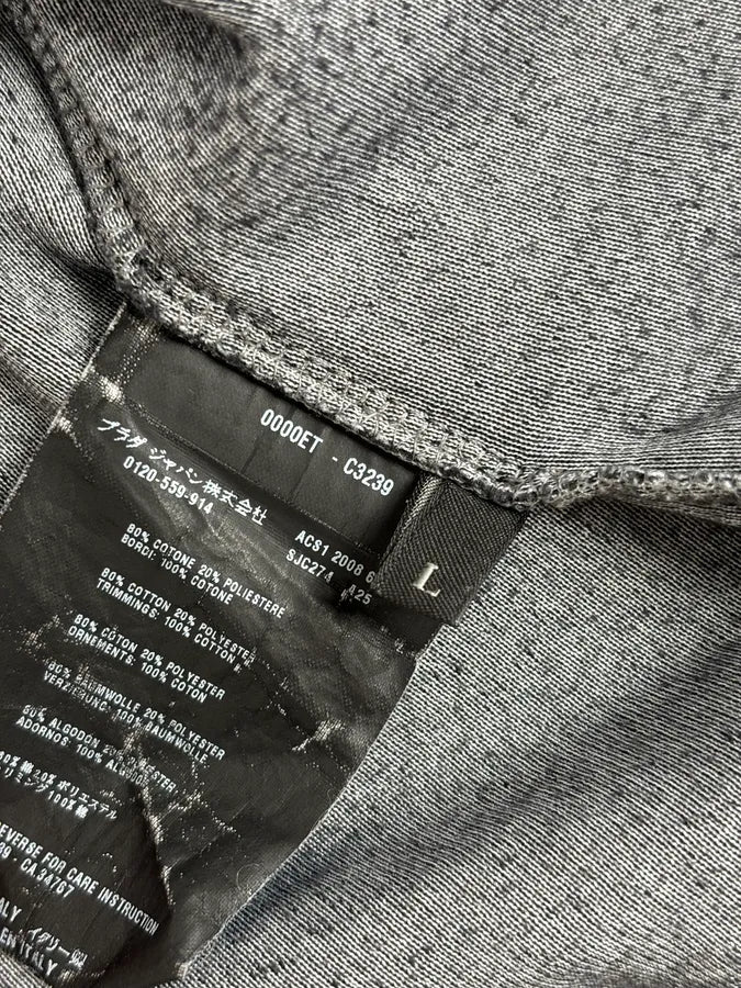 AW2008 Prada Black Zip-up Sweater & Pants Tracksuit lsGBMrc 16