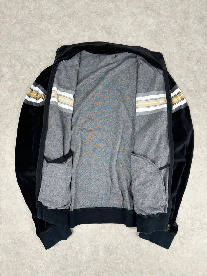 AW2008 Prada Black Zip-up Sweater & Pants Tracksuit lsGBMrc 11