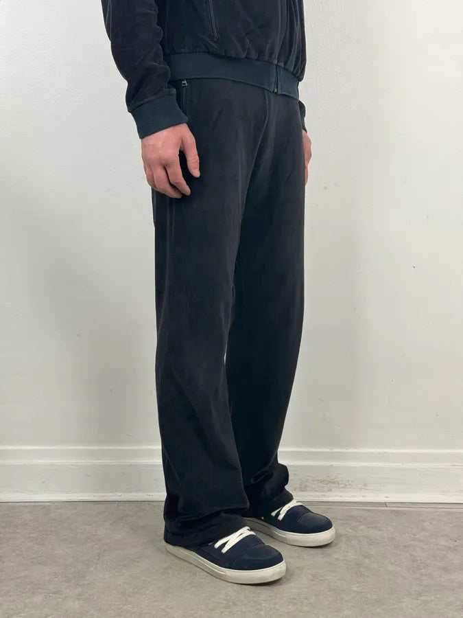 AW2008 Prada Black Zip-up Sweater & Pants Tracksuit lsGBMrc 4