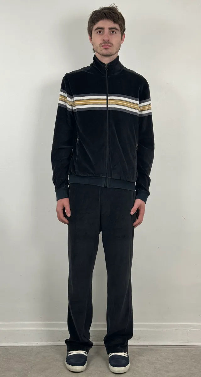 AW2008 Prada Black Zip-up Sweater & Pants Tracksuit lsGBMrc 6