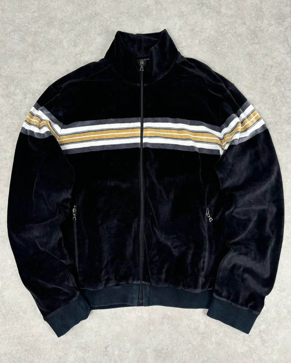 AW2008 Prada Black Zip-up Sweater & Pants Tracksuit lsGBMrc 7