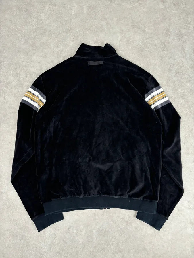 AW2008 Prada Black Zip-up Sweater & Pants Tracksuit lsGBMrc 9