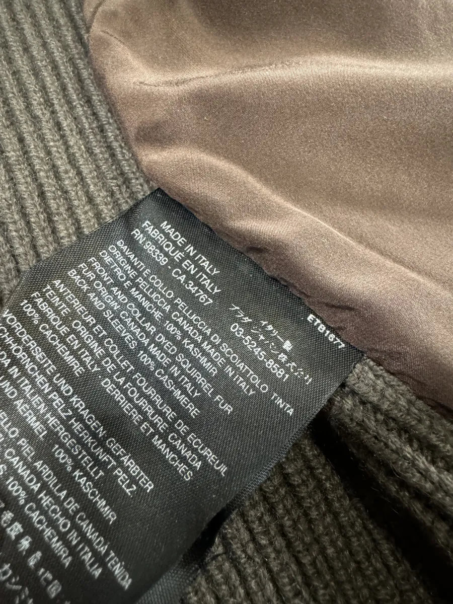 2000s Prada Blazer Dyed Fur & Brown Wool Front Jacket obmpvaZ 11