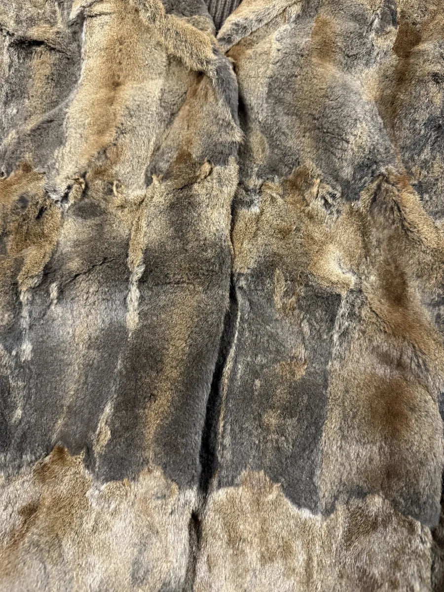 2000s Prada Blazer Dyed Fur & Brown Wool Front Jacket obmpvaZ 8