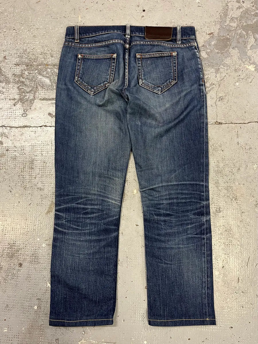 2000s Prada Blue Faded Denim Jeans dqeTniN 2