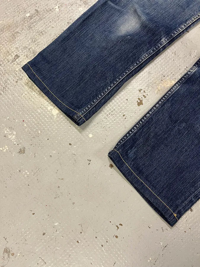 2000s Prada Blue Faded Denim Jeans dqeTniN 3