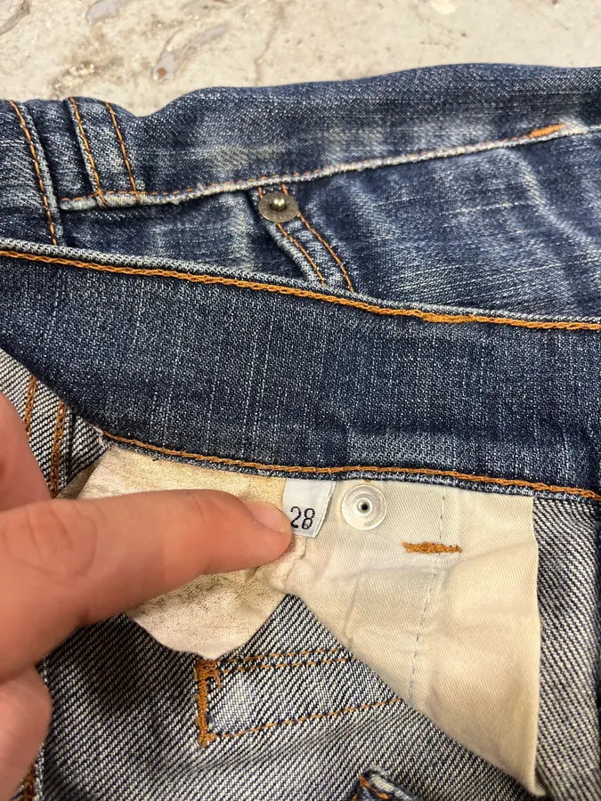 2000s Prada Blue Faded Denim Jeans dqeTniN 8