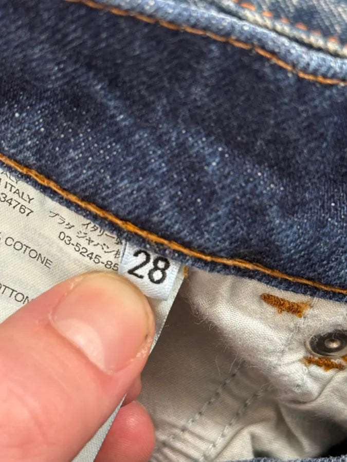 2000s Prada Blue Faded Denim Jeans gpdiTyX 10