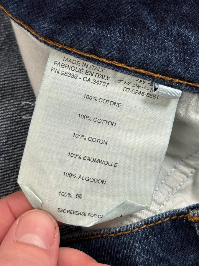 2000s Prada Blue Faded Denim Jeans gpdiTyX 11