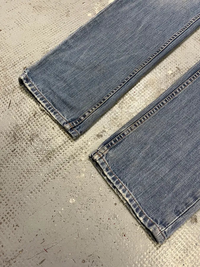 2000s Prada Blue Faded Denim Jeans xSLNrJE 5