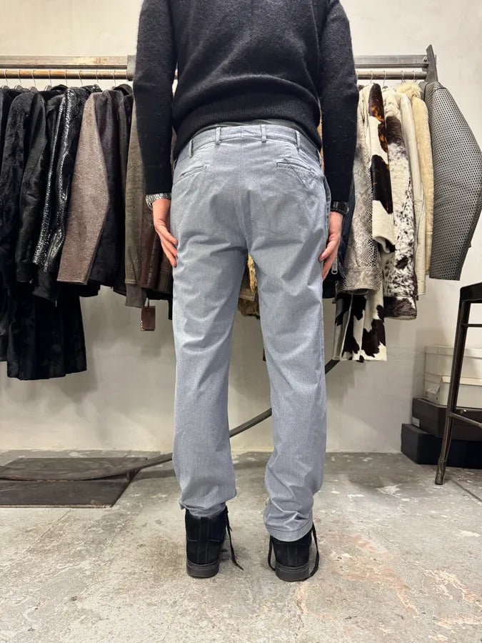 2000s Prada Blue Grey Minimalist Straight Pants (M/L) gchodJD 3