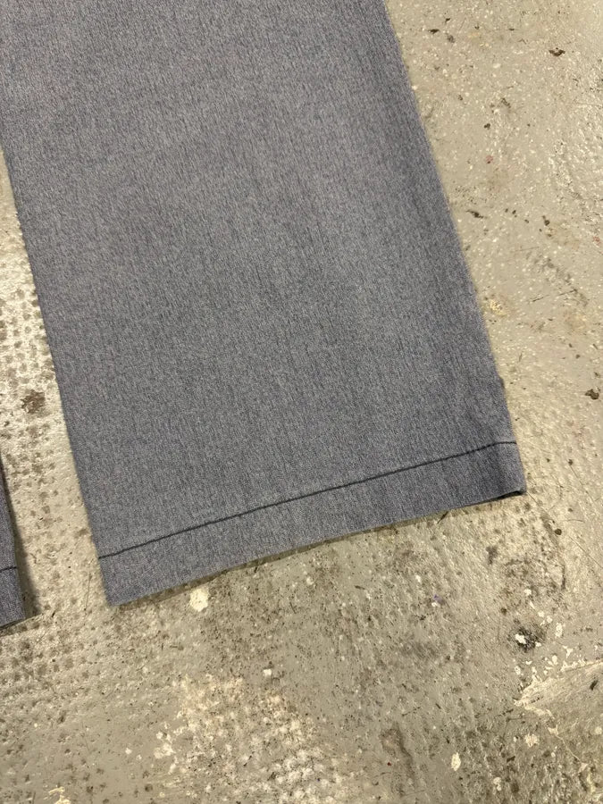 2000s Prada Blue Grey Minimalist Straight Pants (M/L) gchodJD 9