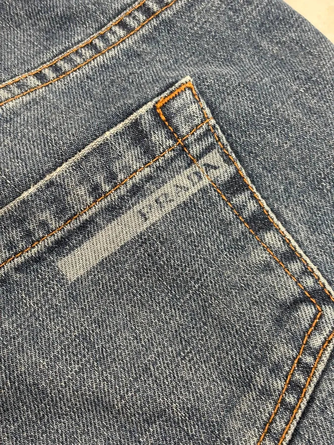 2000s Prada Blue Regular Denim Jeans bigeRHU 10