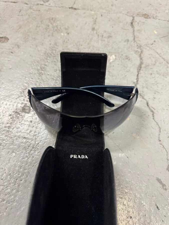 2000s Prada Blue Studded Sunglasses myoDhJk 5