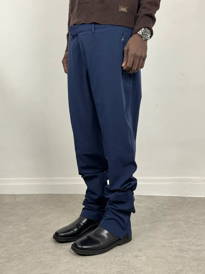 2000s Prada Blue Technical Nylon Pants rGvQfFp 2