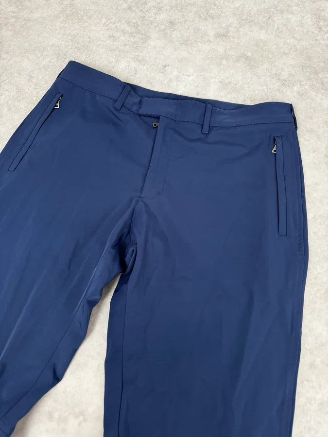 2000s Prada Blue Technical Nylon Pants rGvQfFp 5